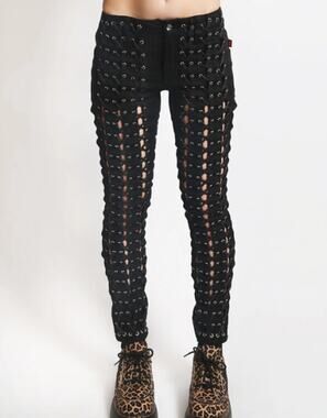 NWT Limited Edition Tripp NYC 80s Medieval Pant Size 9/29 Emo Rave Streetwear